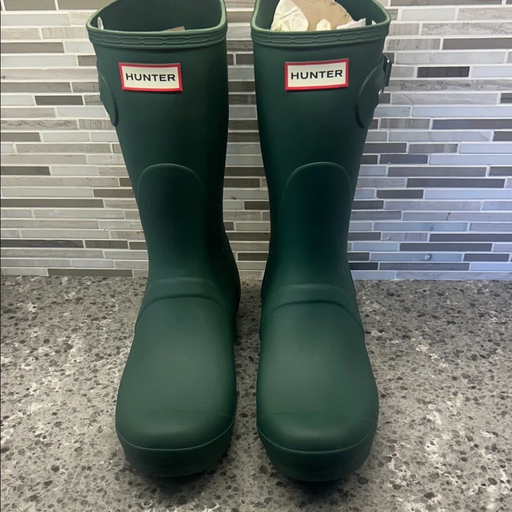Hunter Women's Original Short Rain Boots, Hunter Green, Women Sz 11, NWOT